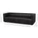 Everett Black Sofa
