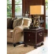 Royal Kahala Dark Coffee Sunset Cay Lamp Table