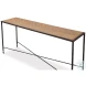 Castle Barn Grey And Wrought Iron Console Table