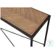 Castle Barn Grey And Wrought Iron Console Table