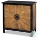 Centrum Distressed Black And Brown 2 Door Sideboard