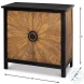 Centrum Distressed Black And Brown 2 Door Sideboard