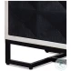 Asiger Matte Black And Off White 4 Door Sideboard