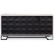 Asiger Matte Black And Off White 4 Door Sideboard