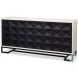 Asiger Matte Black And Off White 4 Door Sideboard