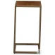 Pablon Brown And Gold End Table