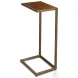 Pablon Brown And Gold End Table