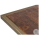 Pablon Brown And Gold End Table