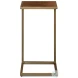 Pablon Brown And Gold End Table
