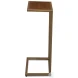 Pablon Brown And Gold End Table