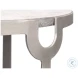 Phin Grey White And Gunmetal End Table