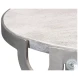 Phin Grey White And Gunmetal End Table