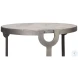 Phin Grey White And Gunmetal End Table