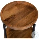 Profile Brown Round End Table