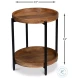 Profile Brown Round End Table