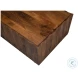 Denali Brown Rectangle Cocktail Table