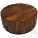 Denali Brown Round Cocktail Table