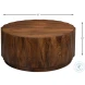 Denali Brown Round Cocktail Table