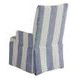 Mackenzie Blue and Gray Upholstered Arm Chair
