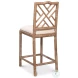 Brighton Beige And White Wash Counter Height Stool