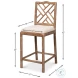 Brighton Beige And White Wash Counter Height Stool