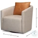 Bronson Beige Swivel Chair