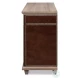 Theodore Barn Gray And Brown Equestrian Door Chest