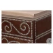 Theodore Barn Gray And Brown Equestrian Door Chest