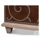 Theodore Barn Gray And Brown Equestrian Door Chest