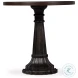 Alister Antique Walnut Round End Table