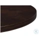 Alister Antique Walnut Round End Table