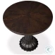 Alister Antique Walnut Round End Table