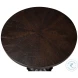 Alister Antique Walnut Round End Table