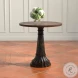 Alister Antique Walnut Round End Table