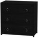 Lark Black 34" Rectangular 3 Drawer Dresser