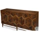 Geo Brown 3 Door Sideboard