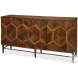 Geo Brown 3 Door Sideboard