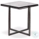 Erik Antique Nickel Side Table