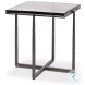 Erik Antique Nickel Side Table