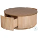 Donald Beige And Brown Cocktail Table