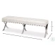Catalunya Pearl Leather Bench