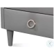 Avvolto Grey 3 Drawer Nightstand