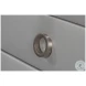 Avvolto Grey 3 Drawer Nightstand