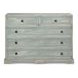 Frances Blue Gray 5 Drawers Chest