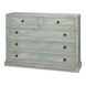 Frances Blue Gray 5 Drawers Chest