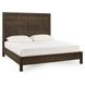 Santa Clara Toasted Brown King Panel Bed