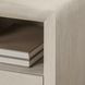 Reece Seashell White 1 Drawer Nightstand