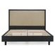 Sedona Black King Upholstered Panel Bed