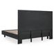 Sedona Black King Upholstered Panel Bed