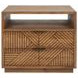 Santa Clara Caramel Brown 2 Drawer Nightstand